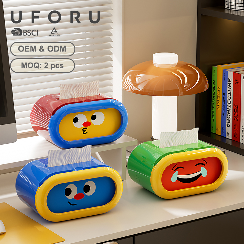 Agar Tissue Culture - Uforu Komik Emoji Büyük Kapasiteli Mendil