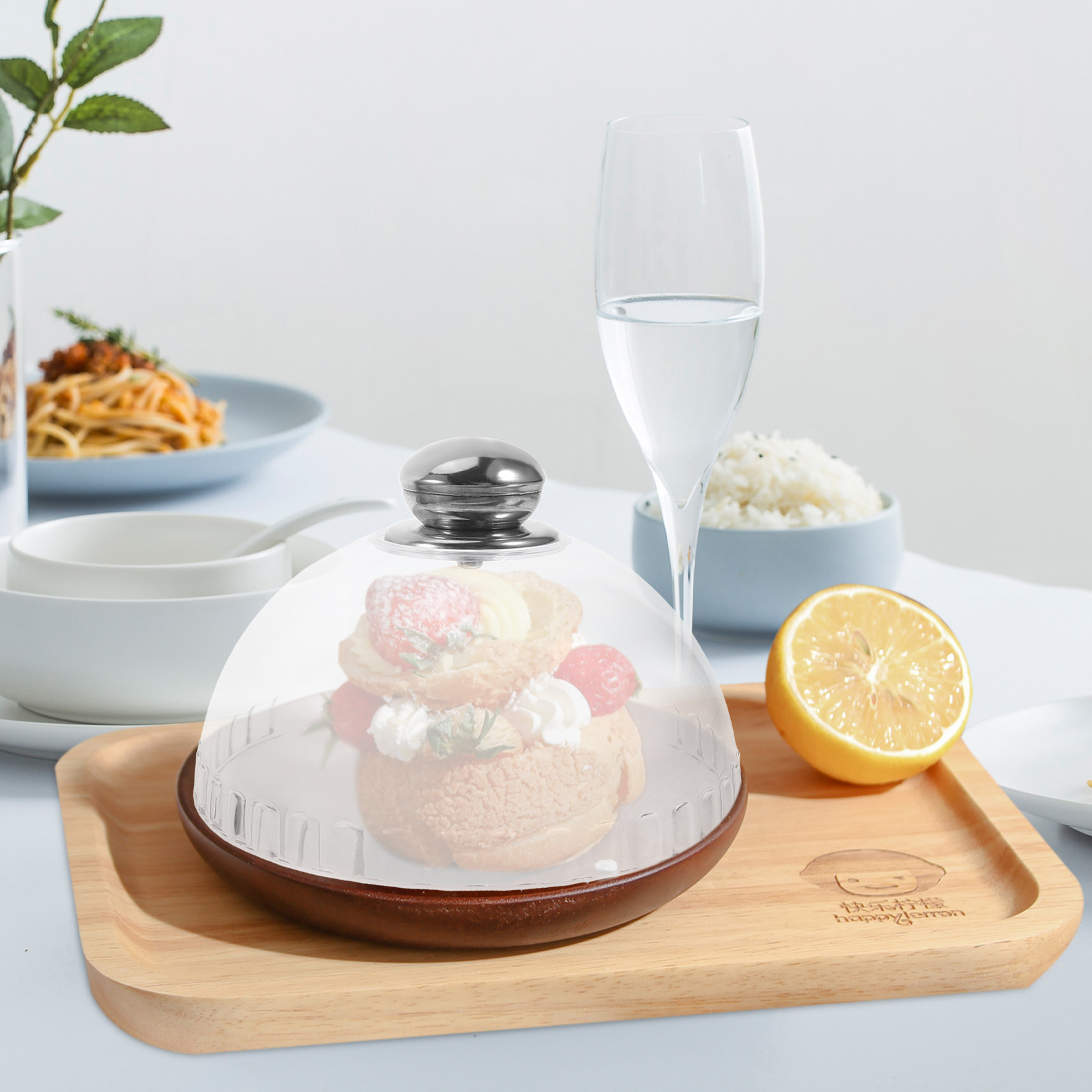 Şeffaf Akrilik Pasta Kubbesi Y - Plastic Dome Clear incelemesi ve fiyatı