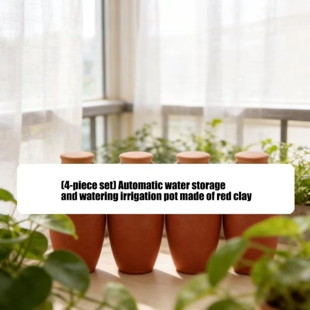 4 Adet Terracotta Malzemeli Ot - Self Watering Insert incelemesi ve fiyatı